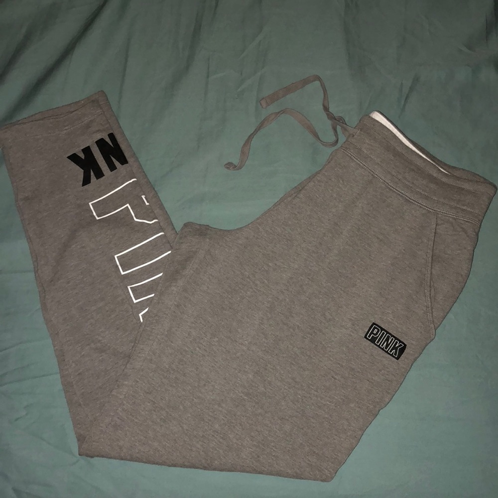 Victoria’s Secret Pink Gray jogger Sweats